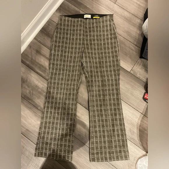 Maeve Plaid Kick Boot Cut The Margot Pants - Picture 4 of 6